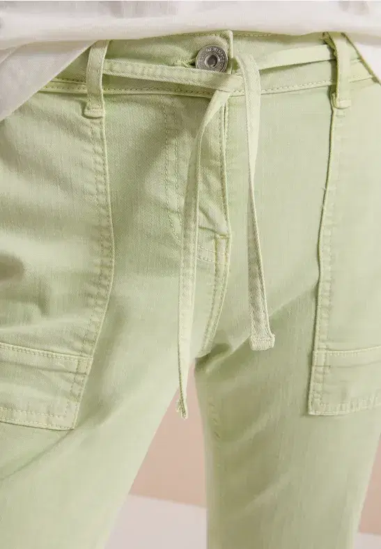Cecil Matcha Lime Scarlett Jeans - Image 6