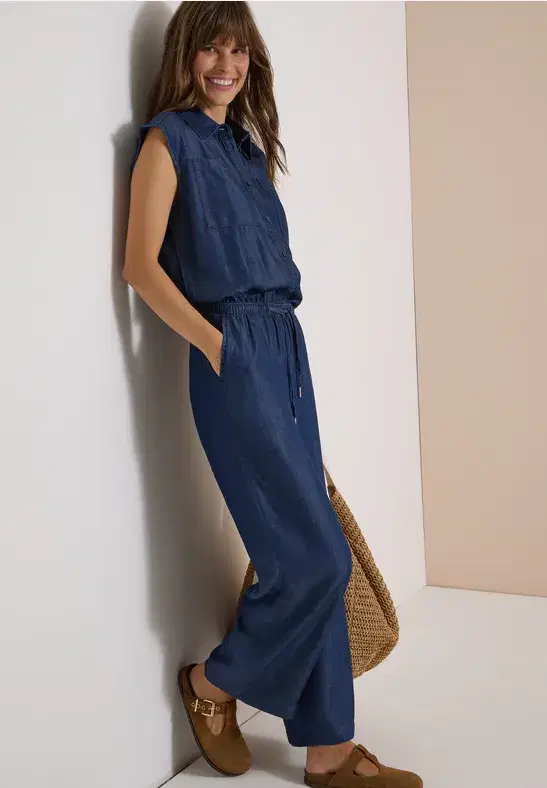 Cecil Denim Jumpsuit - Image 3