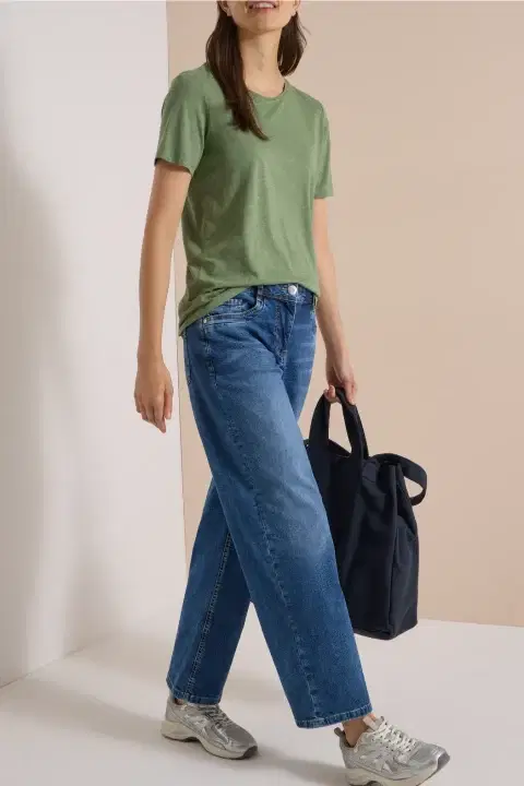 Cecil Neele Mid Blue Denim Jeans