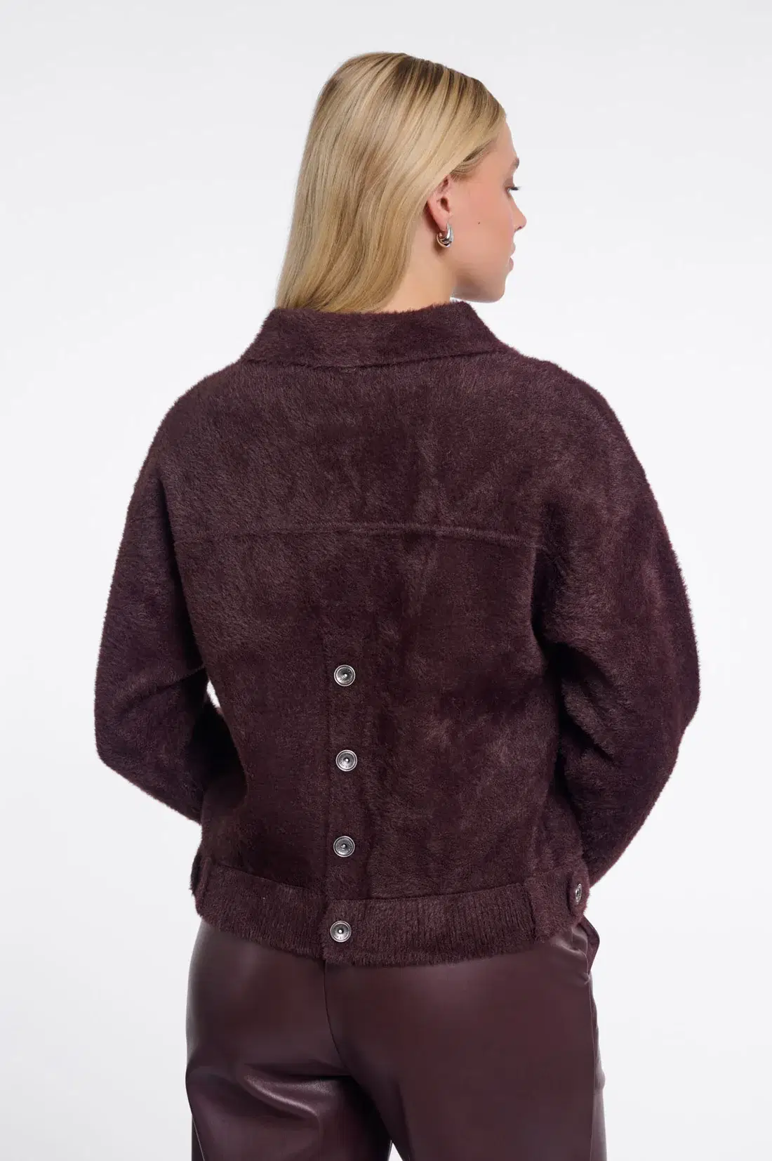 Bubbly Fudge Cloak Cardigan - Image 4