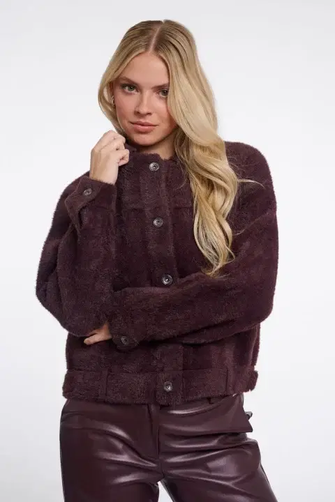 Bubbly Fudge Cloak Cardigan