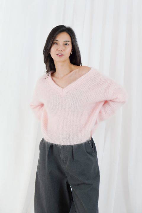 Anakoni Baby Pink Sweater
