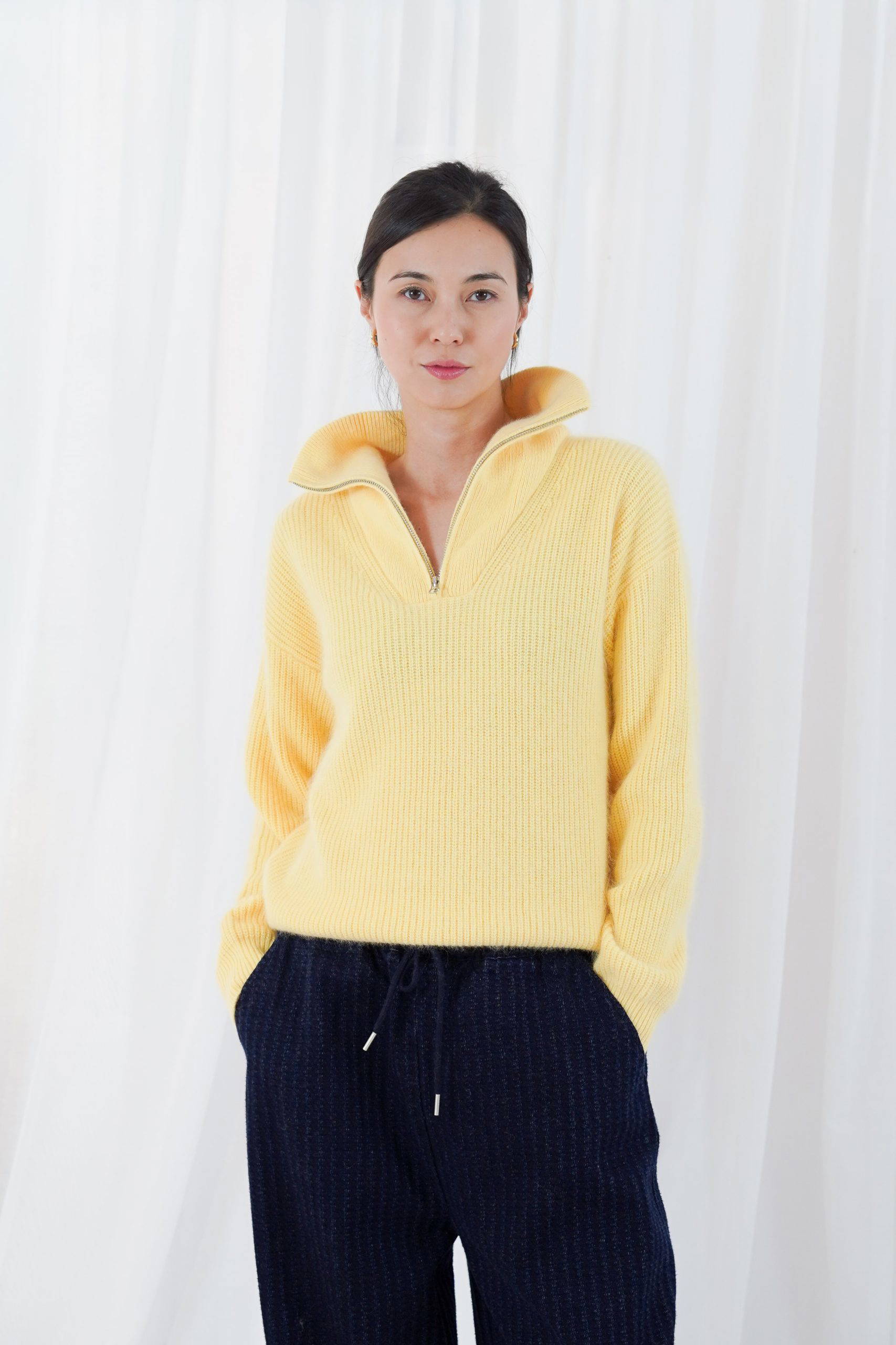 Breckenridge Butter Yellow Pullover