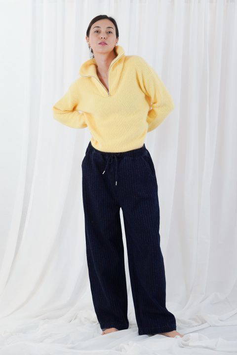 Breckenridge Butter Yellow Pullover