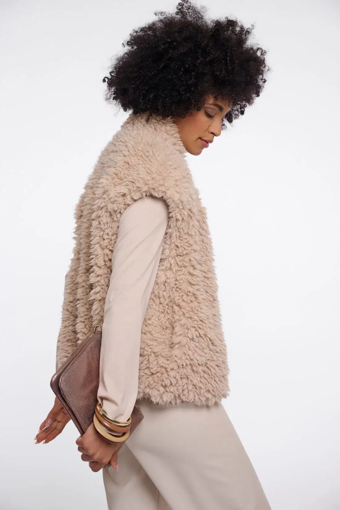 Freya Oat Gilet - Image 3