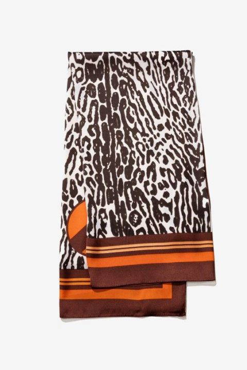Amara Brown-Orange Scarf