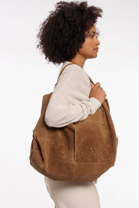 Hauke Slouchy Suede Bag