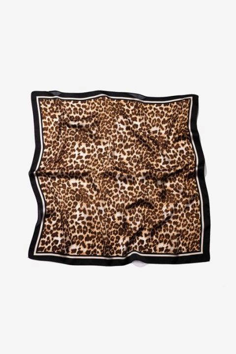 Imani Leopard Print Neck Scarf