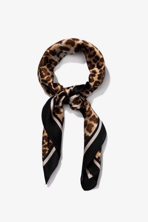 Imani Leopard Print Neck Scarf