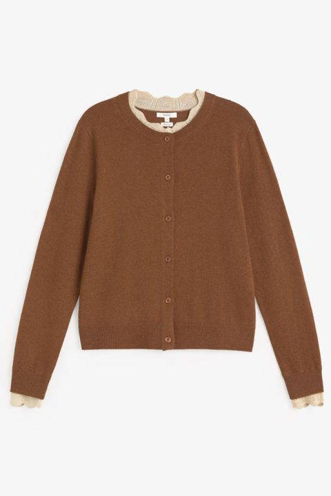 Polly Camel Cardigan