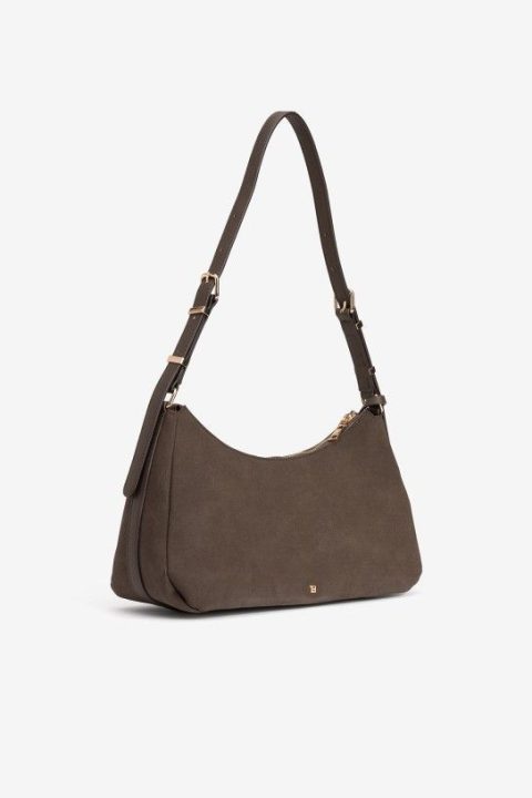 Micaela Chocolate Brown Shoulder Handbag