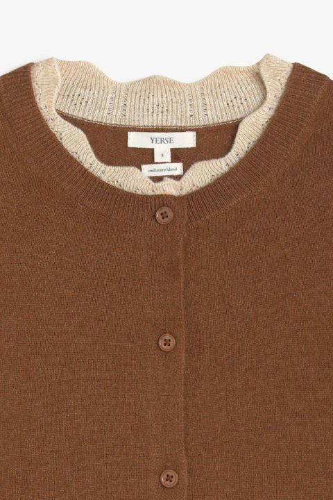 Polly Camel Cardigan