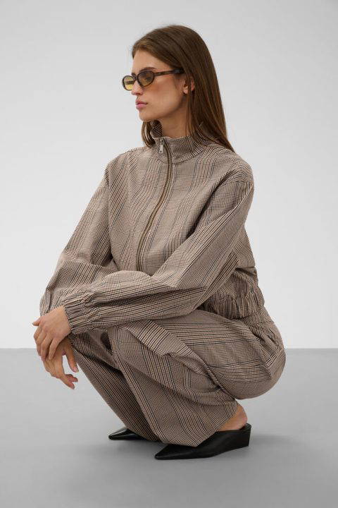 Kinabalu Check Bomber Jacket
