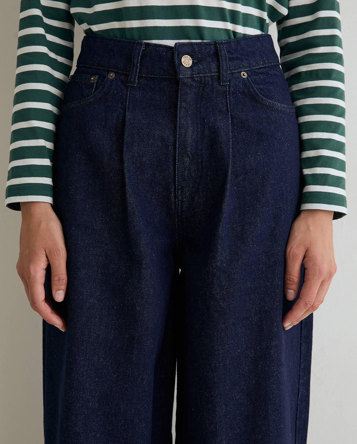 Indigo Denim Balloon Jeans - Image 4