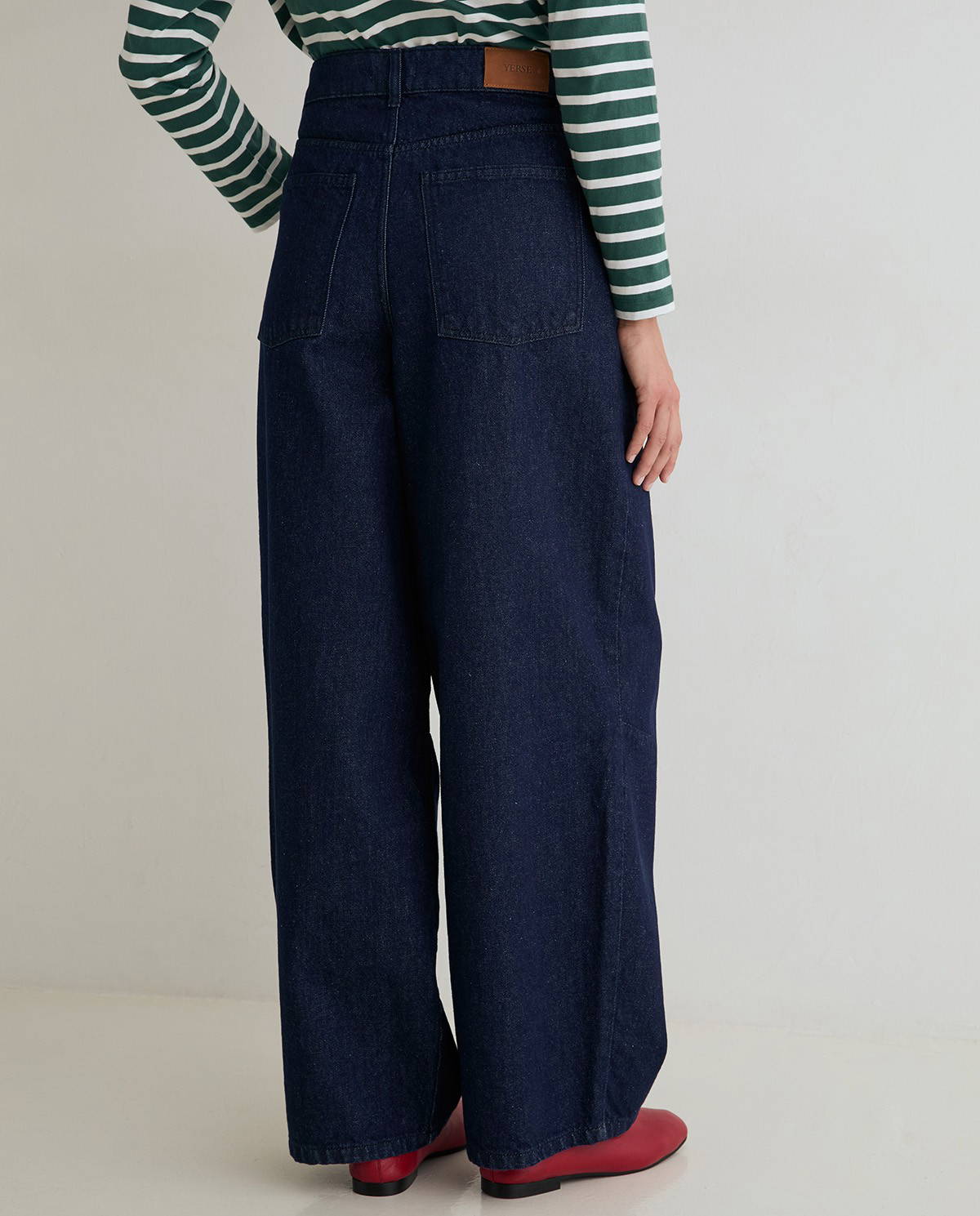 Indigo Denim Balloon Jeans - Image 3