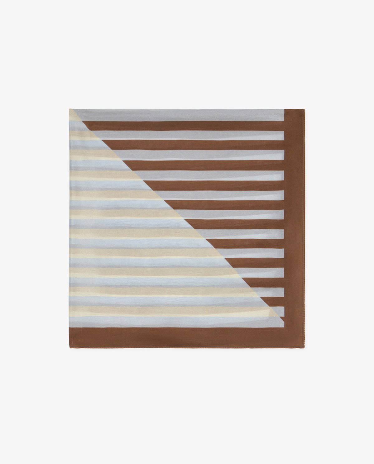 Striped-Print Silk Scarf - Image 4