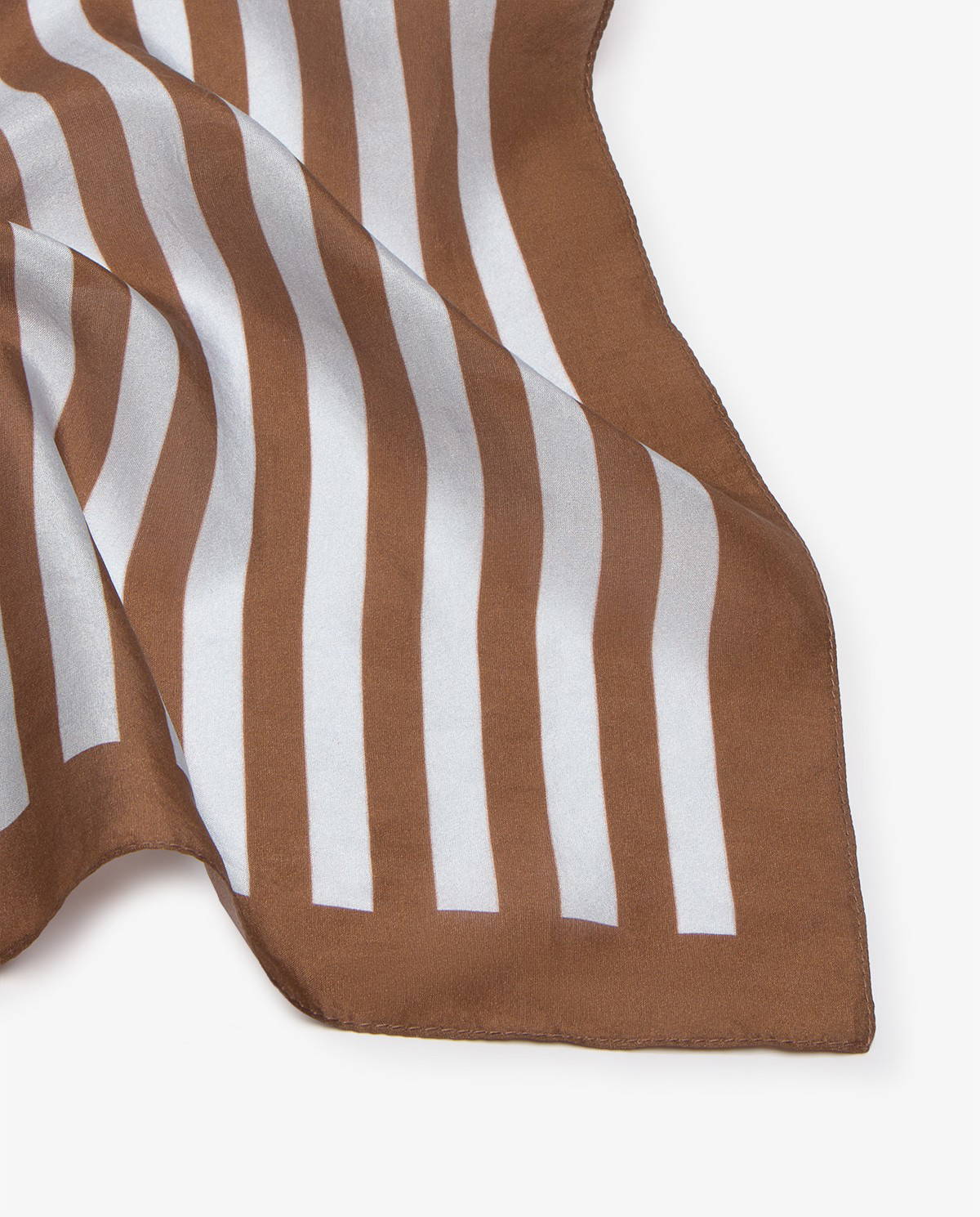 Striped-Print Silk Scarf - Image 3
