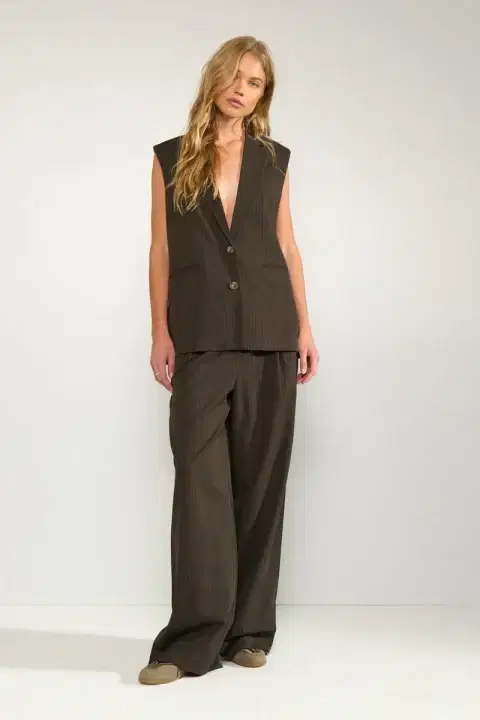 Nusonya Black Coffee Trousers