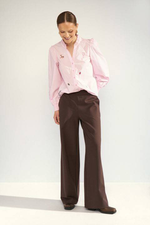Nuathena Black Coffee Trousers