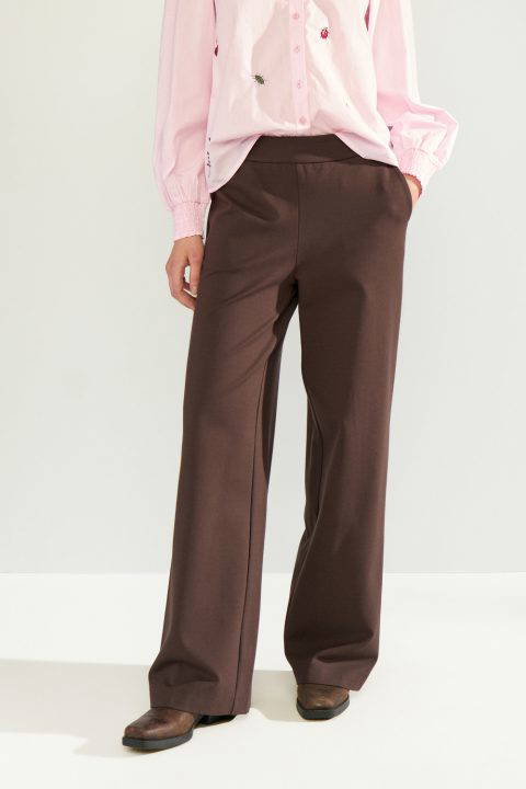 Nuathena Black Coffee Trousers