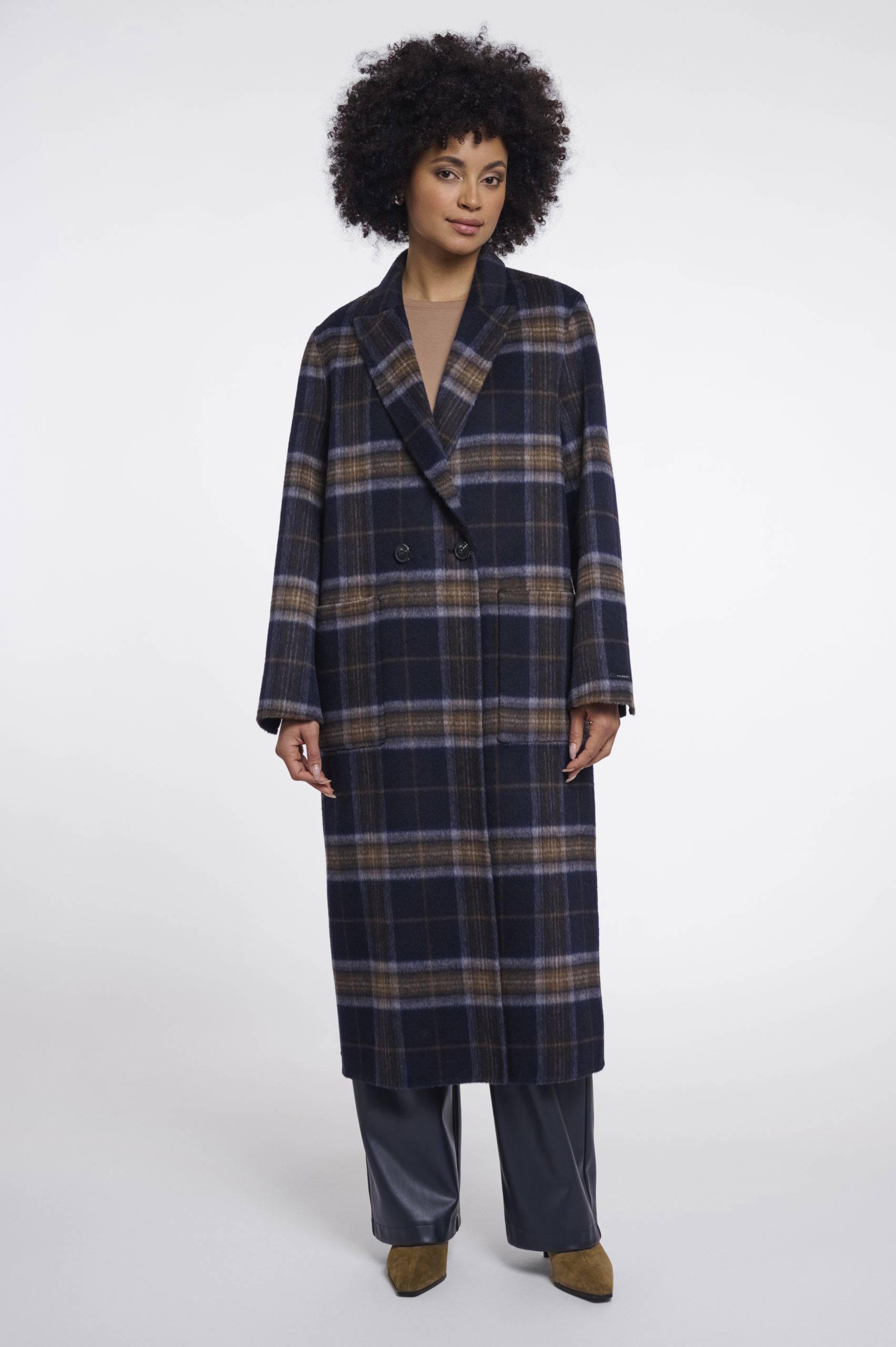 Adria Navy Reversible Coat