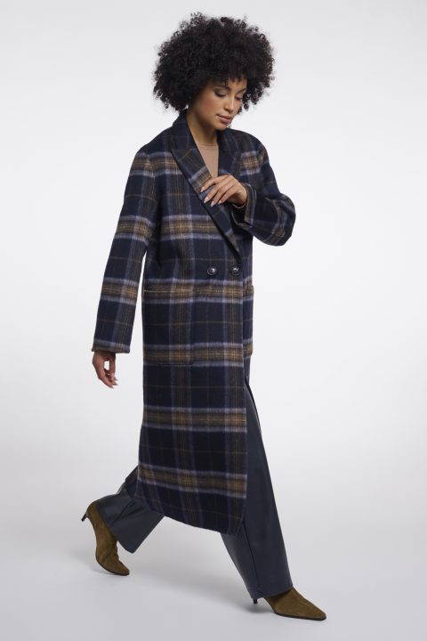 Adria Navy Reversible Coat