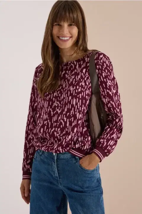 Cecil Plum Blouse