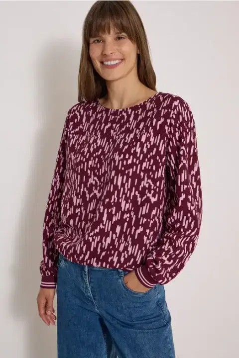 Cecil Plum Blouse