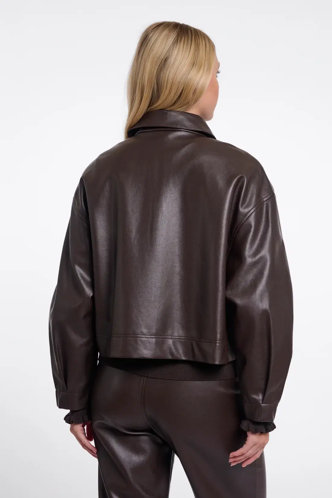 Bree Chocolate Brown Jacket - Image 3