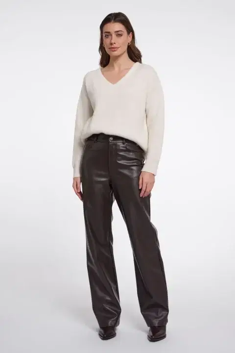 Corian Chocolate Brown Trousers