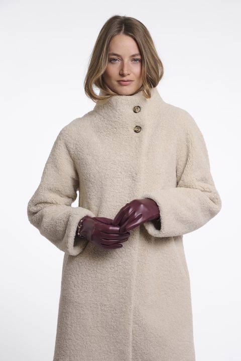 Havila Sangria Faux Leather Gloves