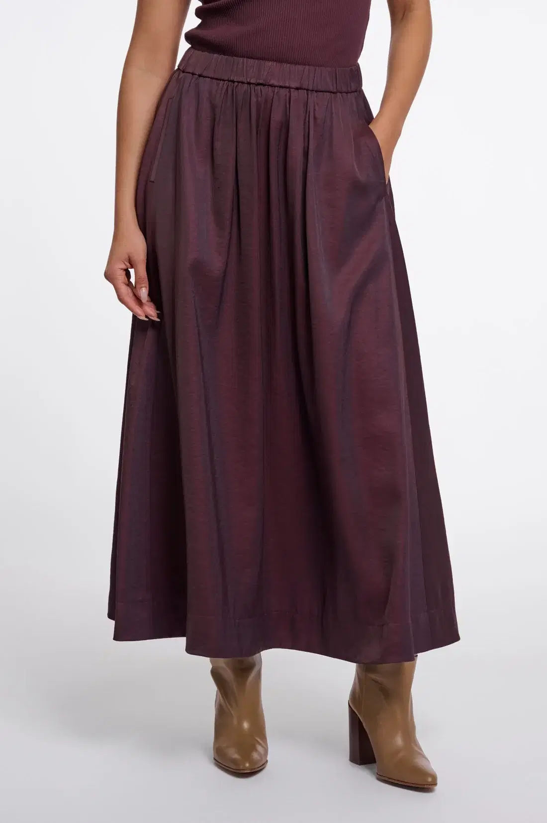 Lian Fudge Cloak Skirt - Image 3