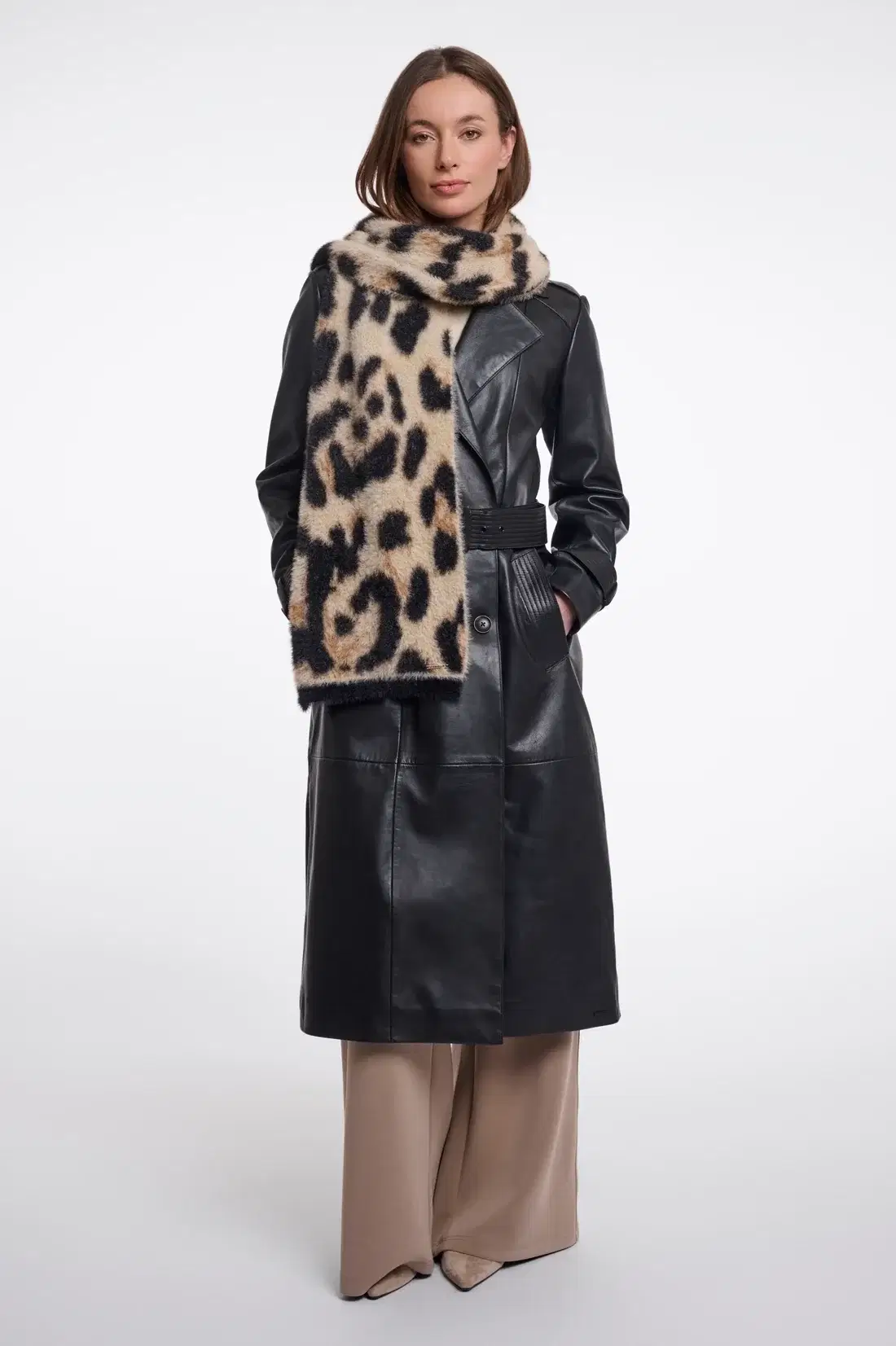 Tuli Leopard Print Scarf - Image 3