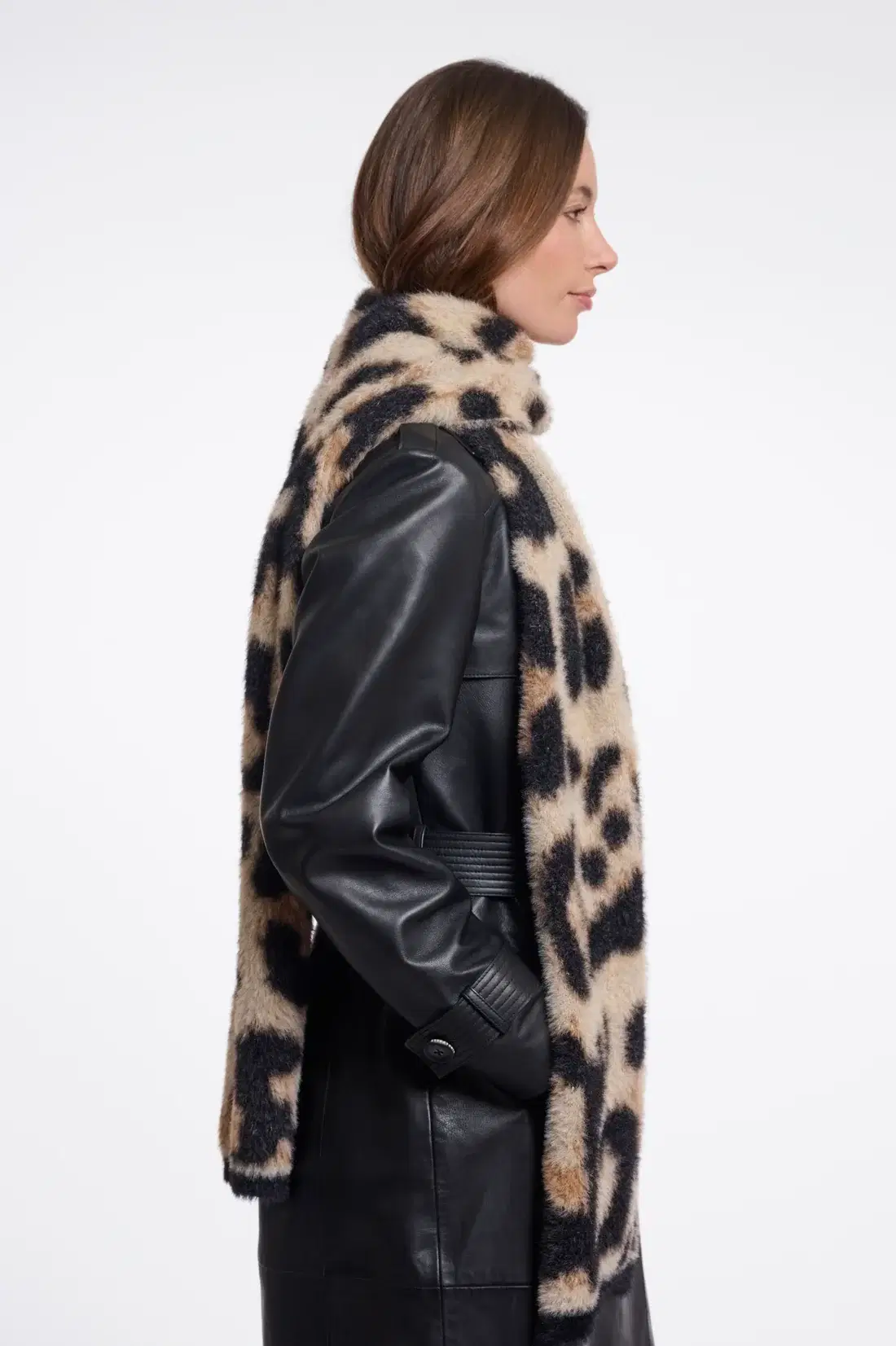 Tuli Leopard Print Scarf - Image 2