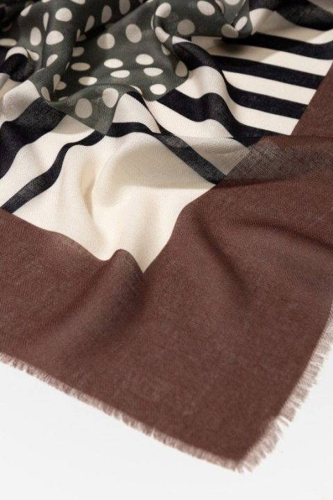 Guadalupe Brown Scarf