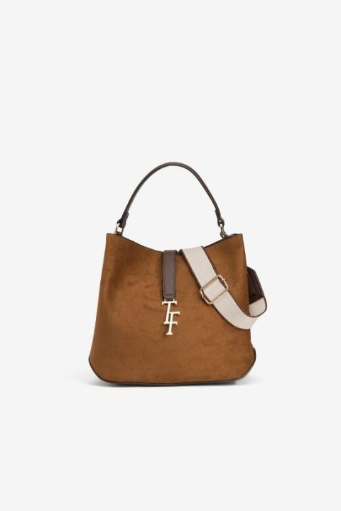 Sarah Bison Suede Bag