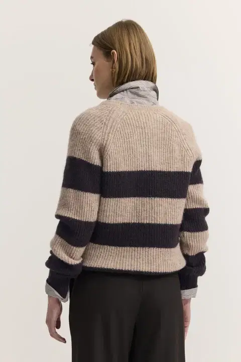 Brown Crew Neck Sweater