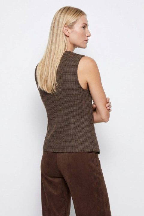 Nectarina Brown Waistcoat