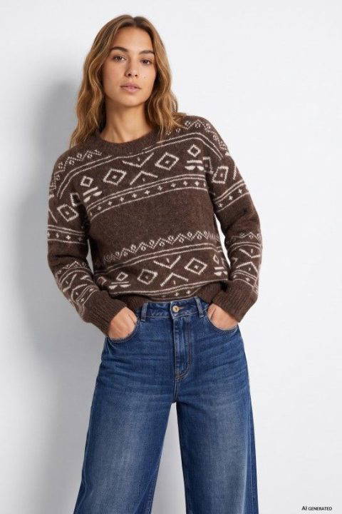 Nordic Brown Sweater