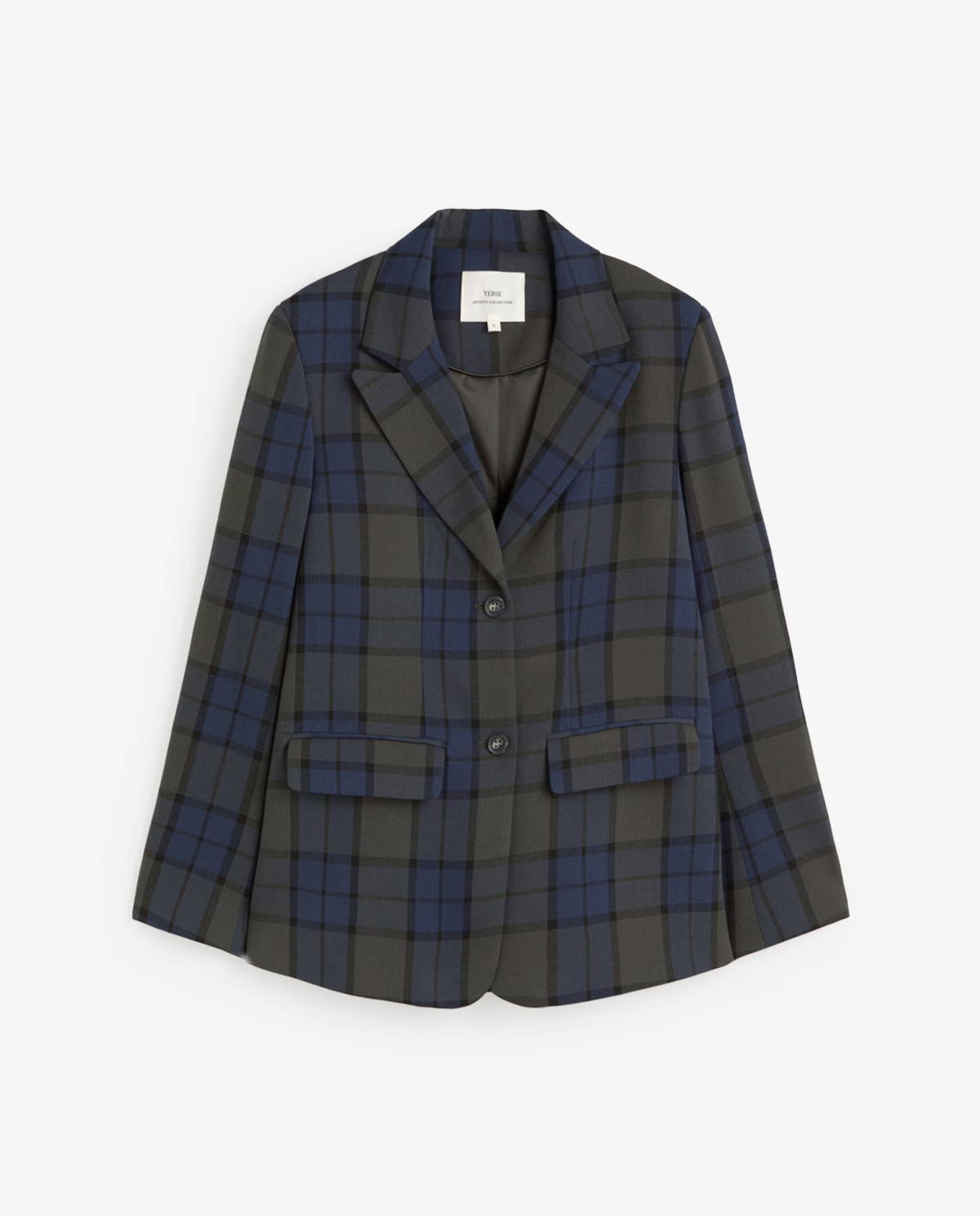 Navy Tartan Sport Blazer - Image 6