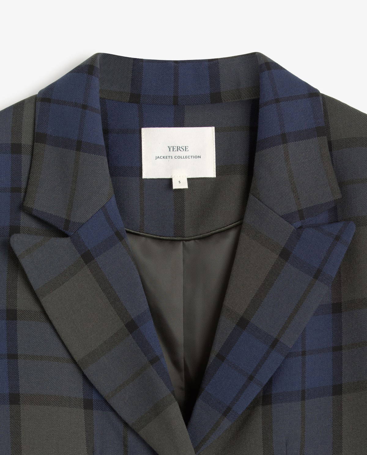 Navy Tartan Sport Blazer - Image 7