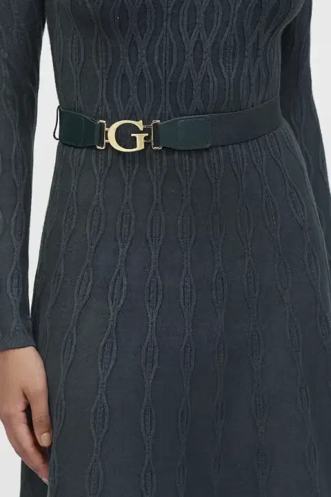 Forest Green Cable Knit Dress