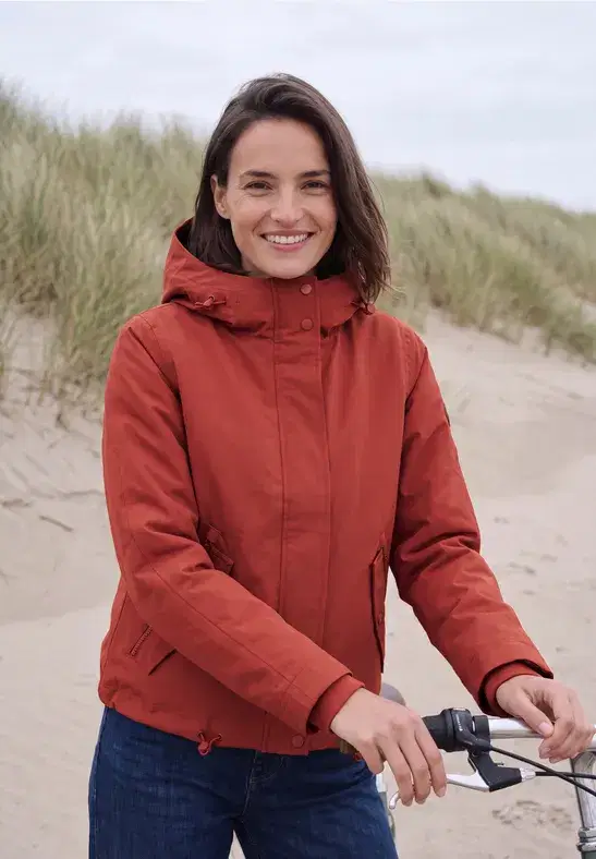 Cecil 2 In 1 Russet Red Jacket