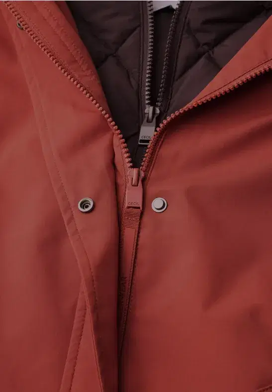 Cecil 2 In 1 Russet Red Jacket - Image 5