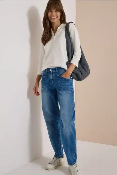 Cecil Scarlett Barrel Jeans