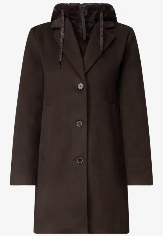 Cecil Lapel Brown Coat - Image 5