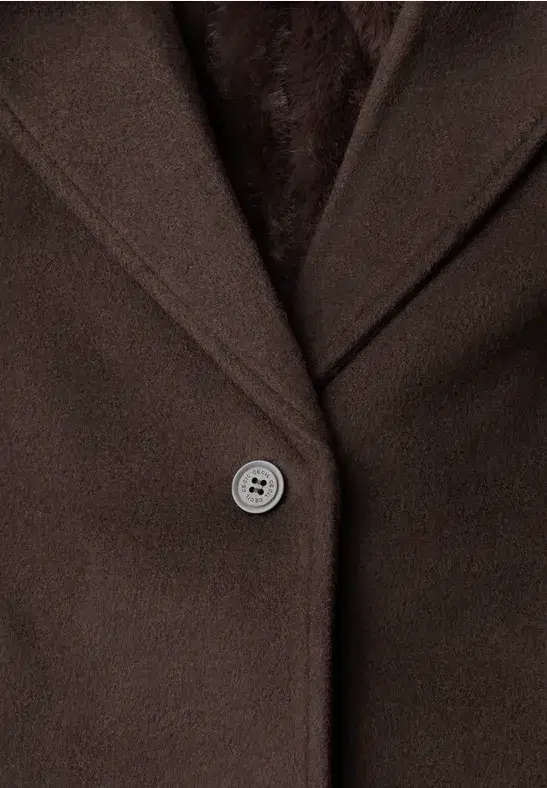 Cecil Lapel Brown Coat - Image 6