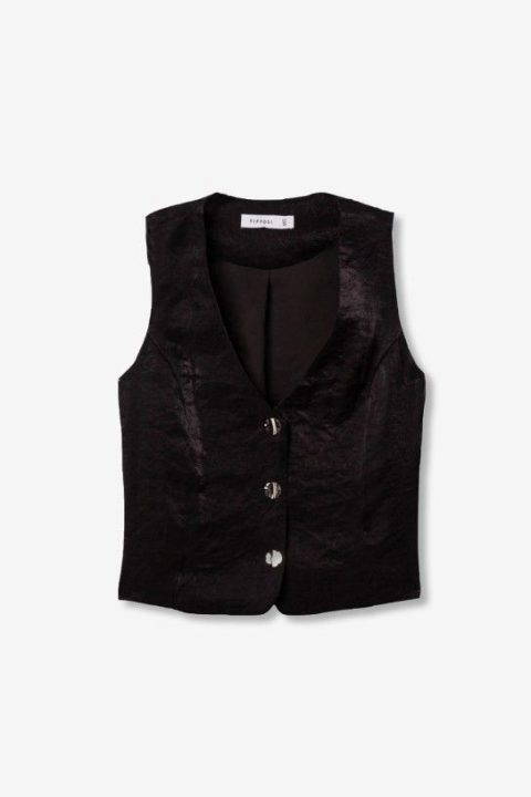 Fiesta Black Waistcoat