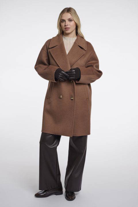 Infinity Coffee Leather Gloves