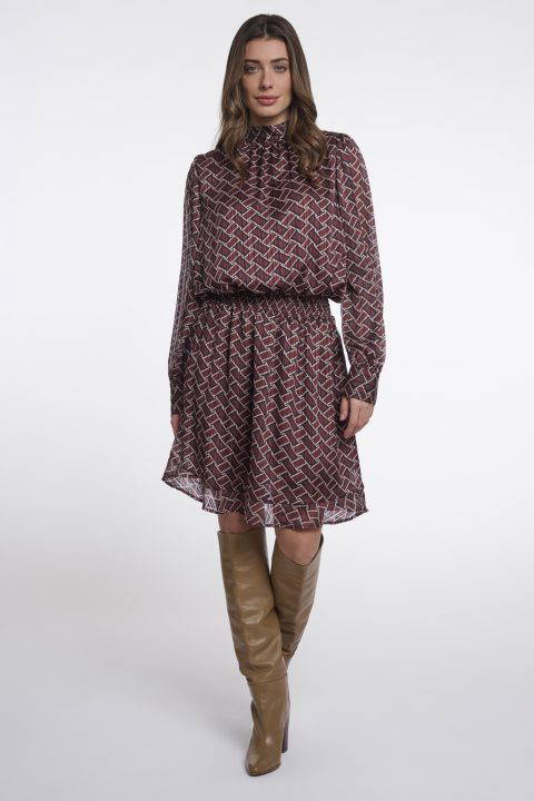 Loua Wine Dress